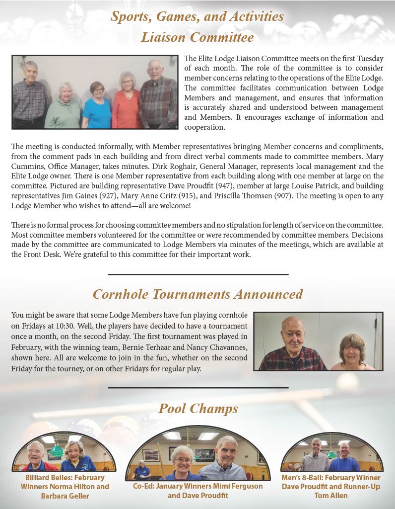 Elite LOA Newsletter 6