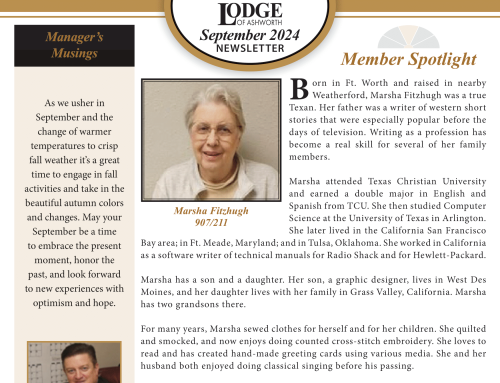 October 2024 Newsletter
