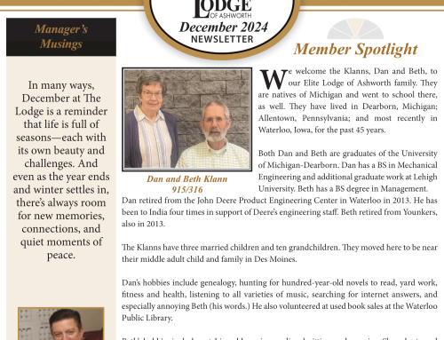 December 2024 Newsletter
